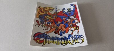 Thundercats classic style sticker - size 8 x 8.5cm DIE CUT