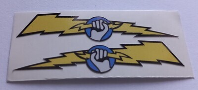 Jayce and the Wheeled Warriors Drill Sergeant Lightning League custom replacement sticker label decal DIE CUT