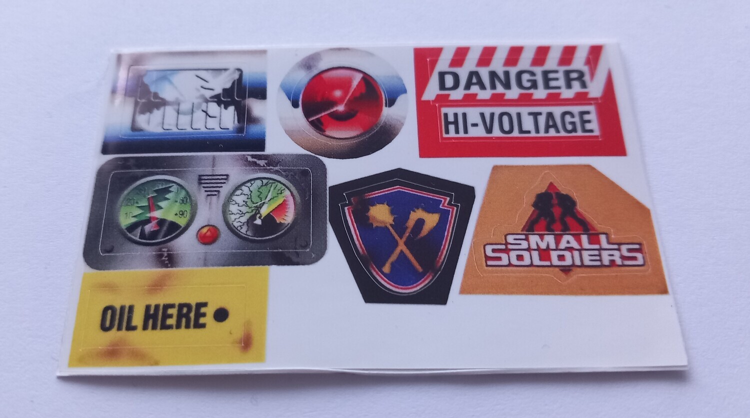Small Soldiers Power Drill Cycle replacement stickers labels decals DIE CUT