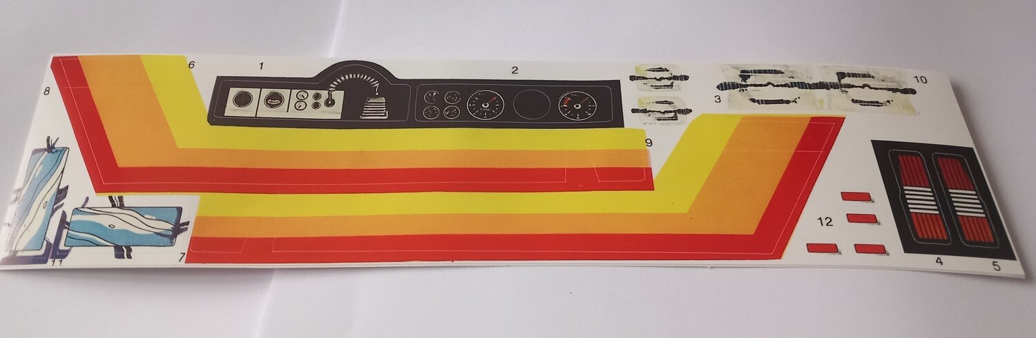 Big Jim Jeep &#39;81 replacement custom repro stickers DIE CUT