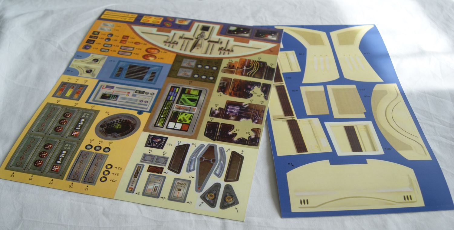 Star Wars Queen Amadila&#39;s Royal Starship custom repro stickers labels decals DIE CUT