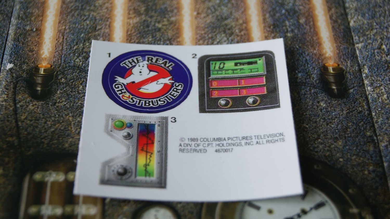Ghostbusters Ghost Grab A Meter repro replacement custom stickers/labels/decals DIE CUT