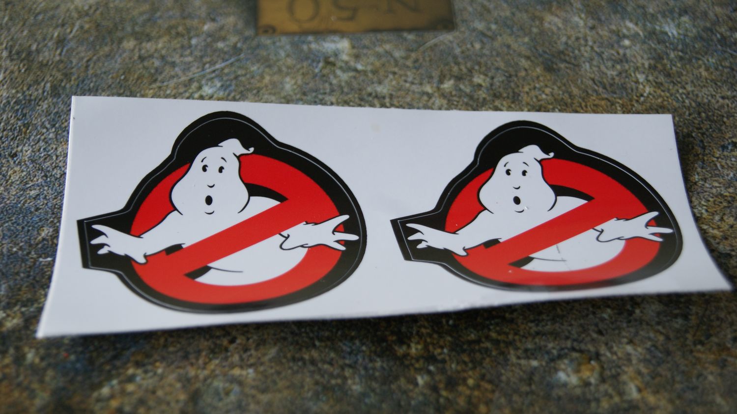 Ghostbusters Ghost Popper replacement sticker sheet