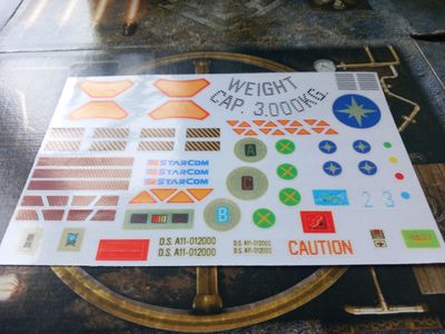 Starcom Starbase Station custom repro replacement stickers DIE CUT