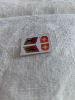 M.A.S.K. Barracuda MASK custom repro stickers...die cut