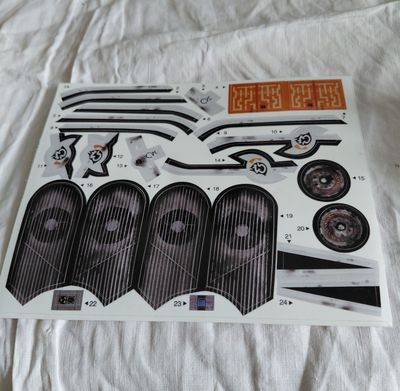 Star Wars Anakin&#39;s Pod Racer 1998 replacement stickers - die cut