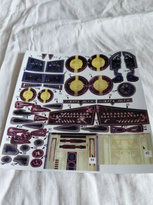 Star Wars Obi Wan&#39;s Jedi Starfighter replacement stickers - die cut