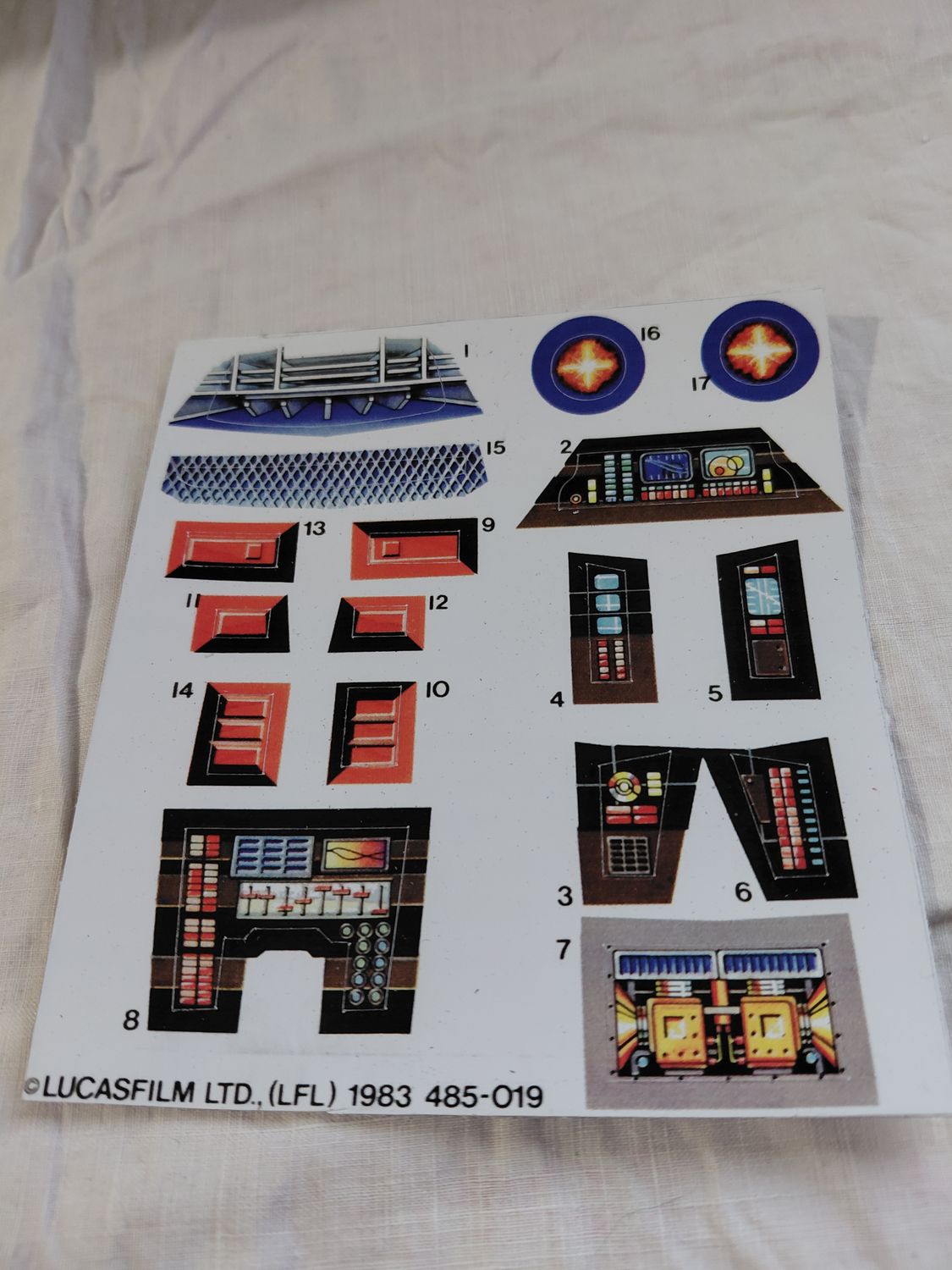 Star Wars ISP-6 custom replacement repro stickers DIE CUT