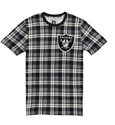 Las Vegas Raiders Plaid 2024 New Era 3rd Down NFL T-Shirt