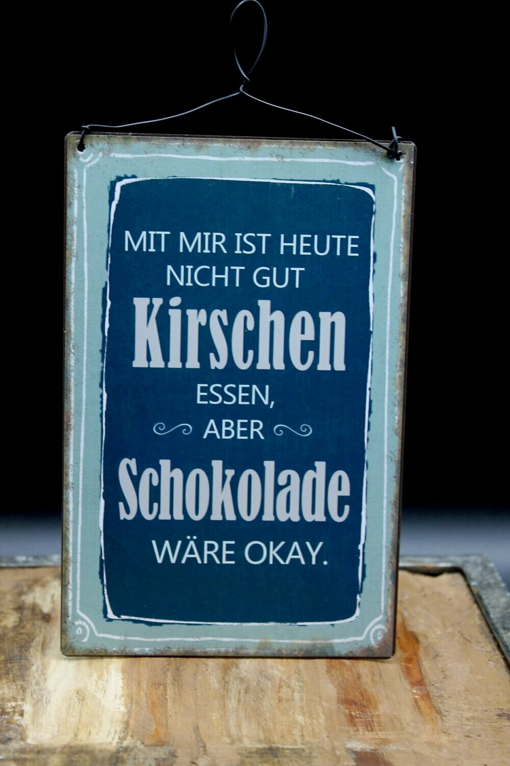 Schild "Kirschen essen"
