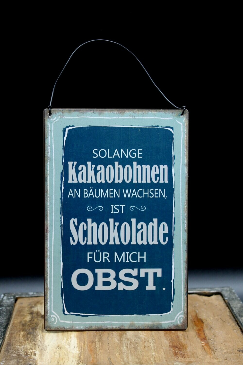 Schild "Obst"