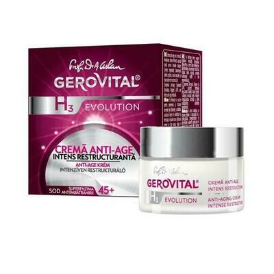 Crema anti-age Gerovital H3 Evolution, intens restructuranta 45+, 50 ml