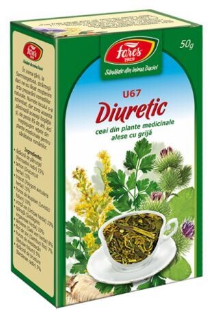Ceai diuretic U67 50g Fares