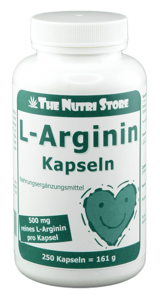 L-Arginin 500 mg Kapseln 250 Stk.