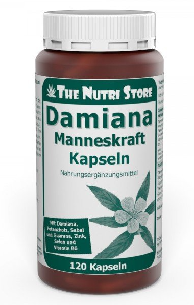 Damiana Manneskraft Kapseln 120 Stk. Damiana Manneskraft Kapseln 120 Stk.