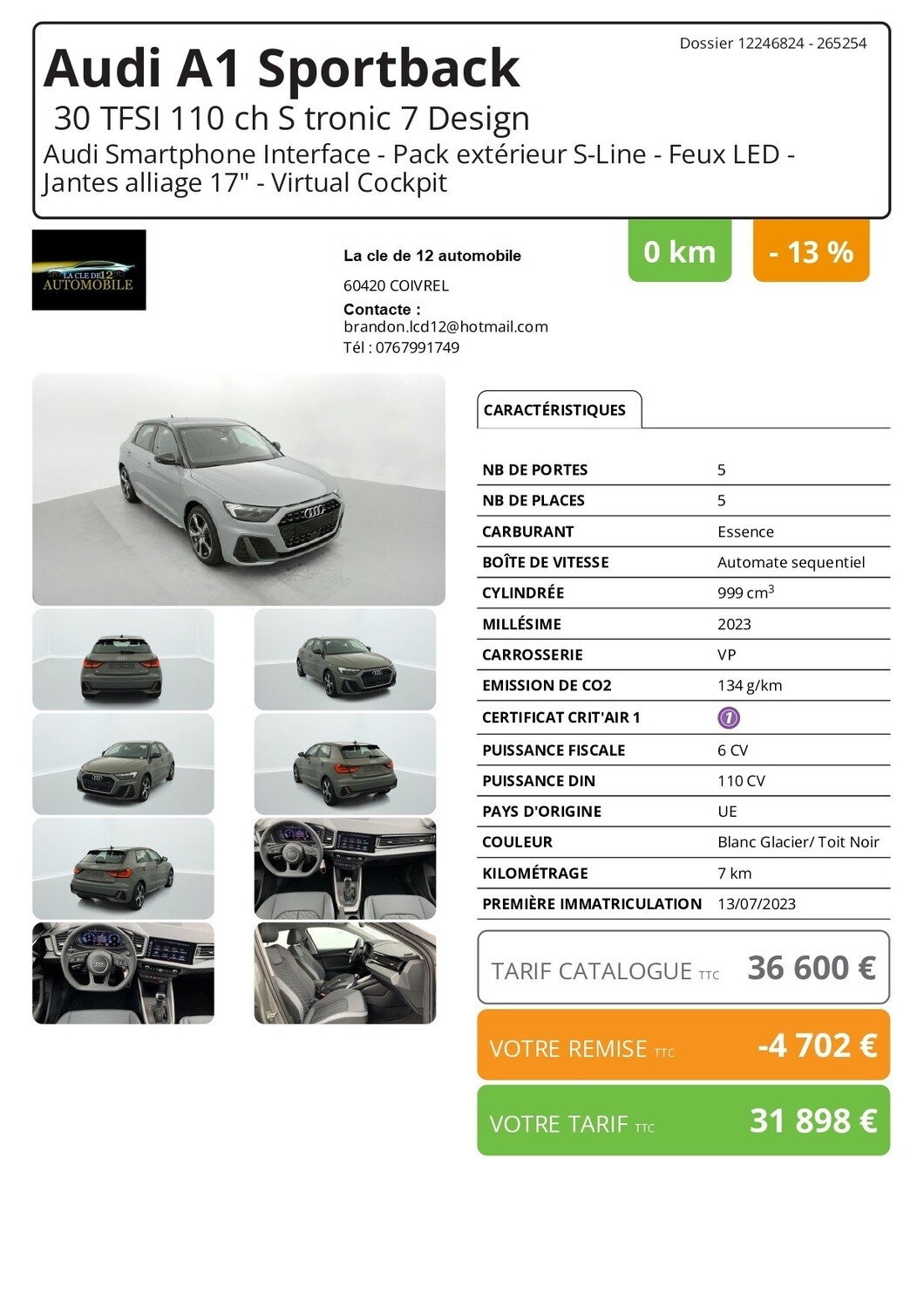 Audi A1 Neuf