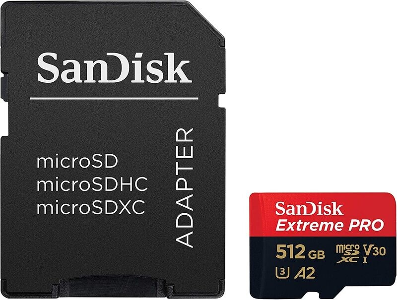 Micro SD SanDisk 512 GB Extreme PRO