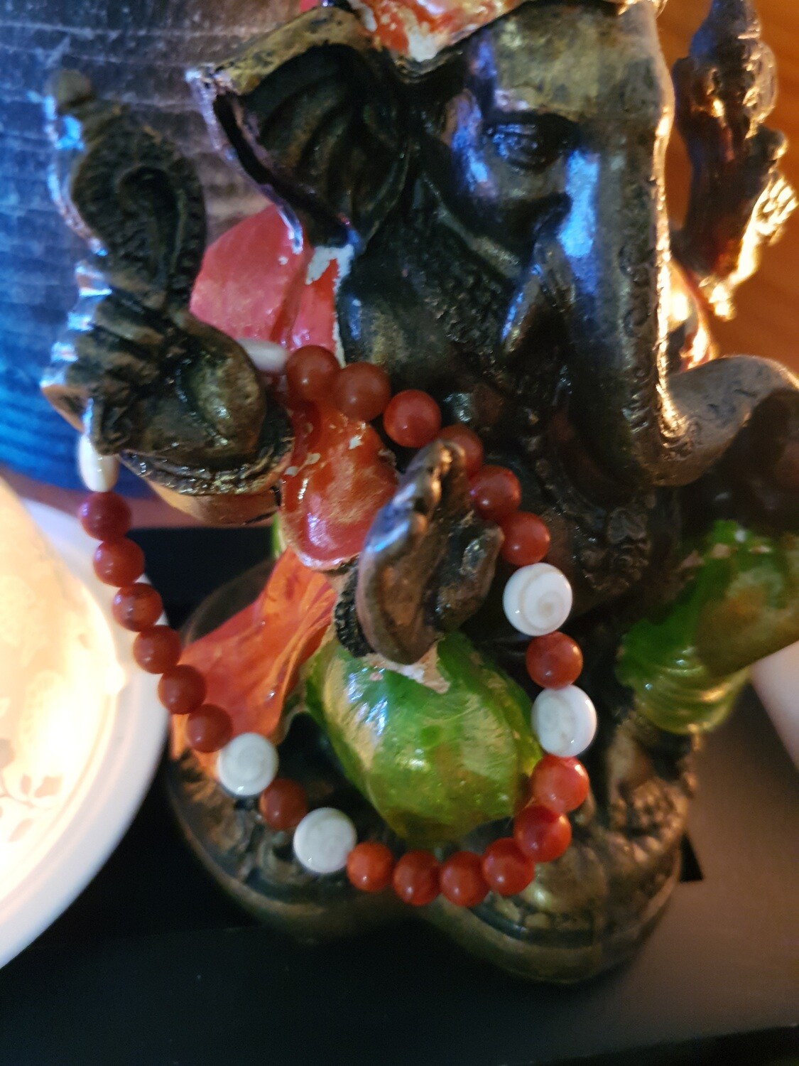 Bracelet Bambou de mer et œil de Ste Lucie