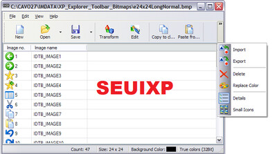 SEUIXP - X# version Sourcecode + Binaries SEUIXP