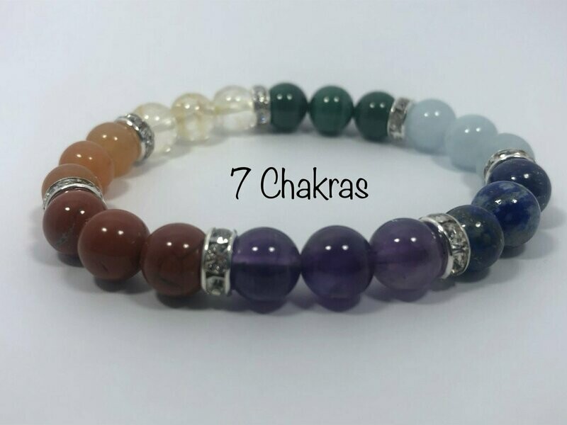 ​Bracelet 7 Chakras 8mm