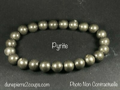 ​Bracelet Pyrite 8mm