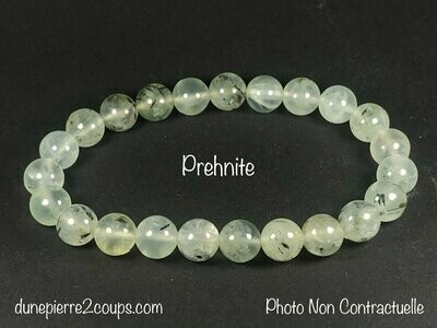 Bracelet Prehnite 8mm