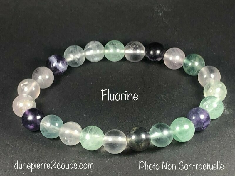 ​Bracelet Fluorite Mix 8mm