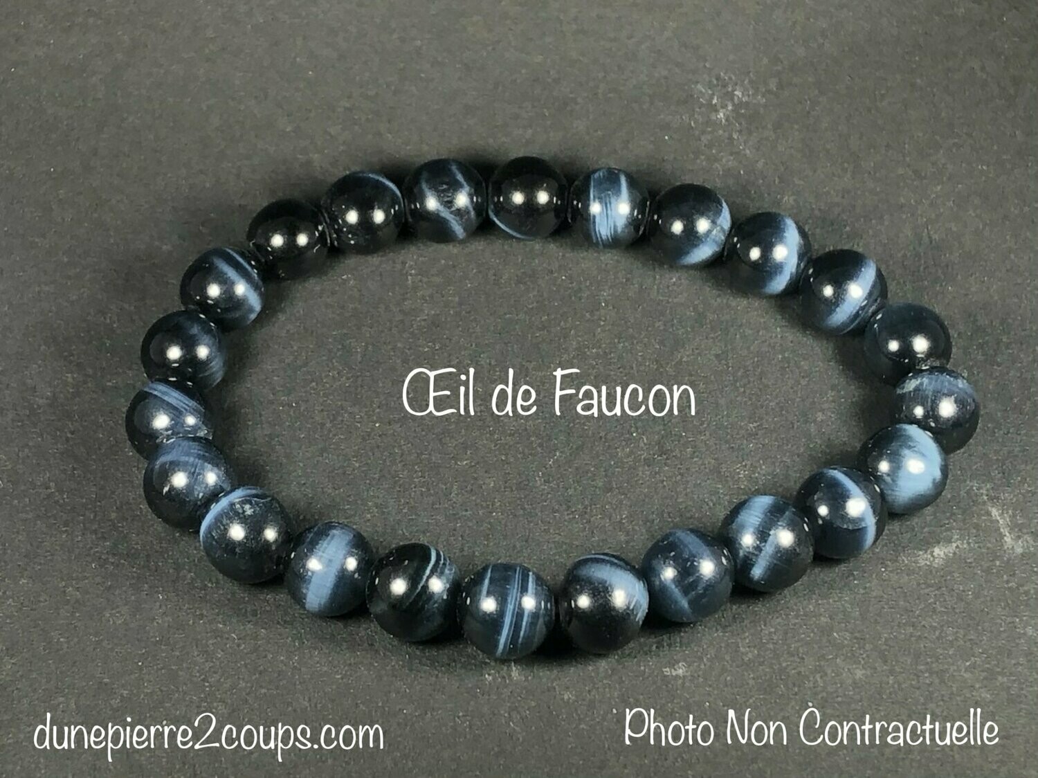 ​Bracelet Œil de Faucon Extra 8mm