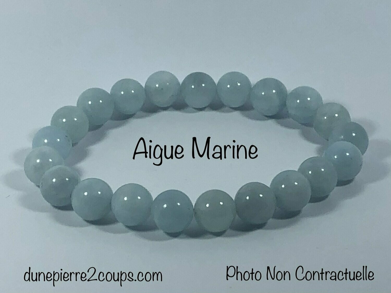 ​Bracelet Aigue Marine 8mm