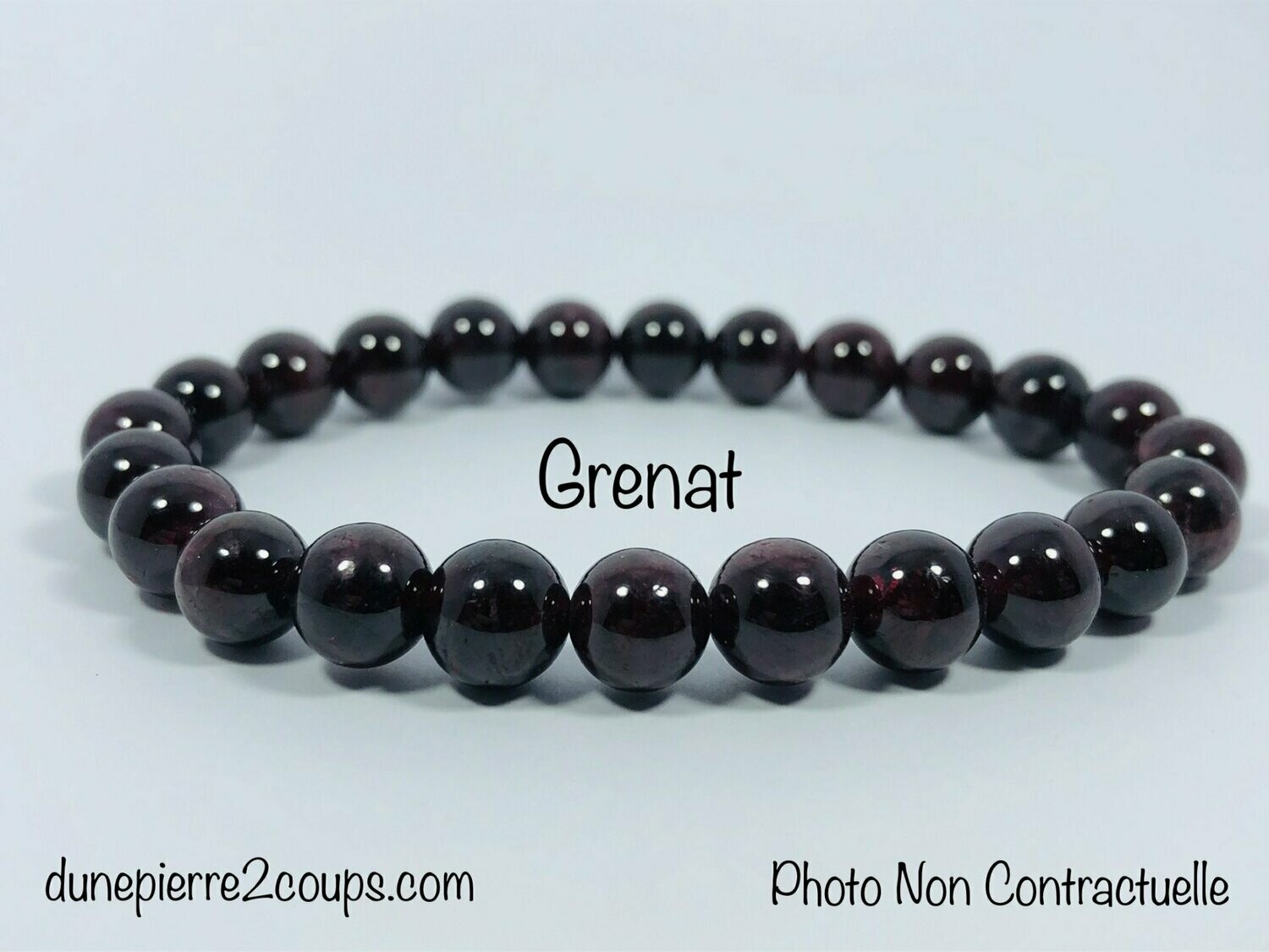 ​Bracelet Grenat 6mm
