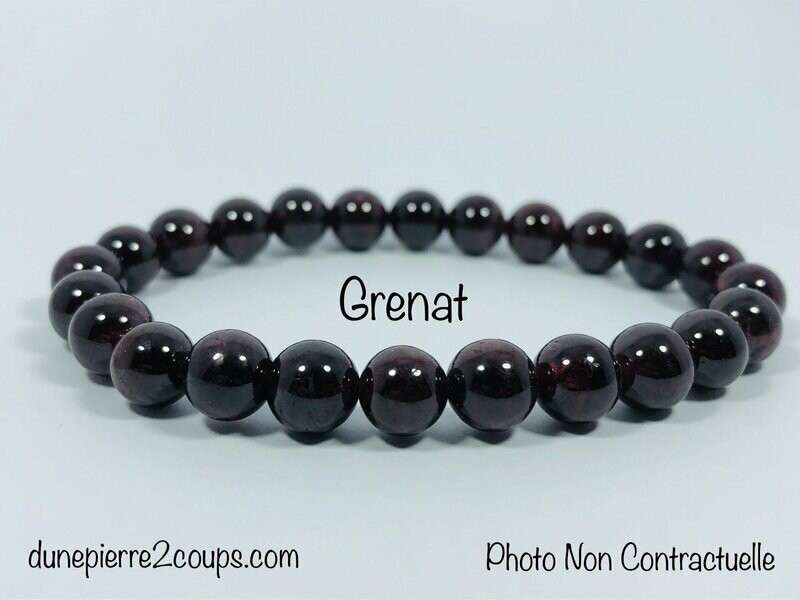 ​Bracelet Grenat 6mm