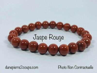 ​Bracelet Jaspe Rouge 8mm