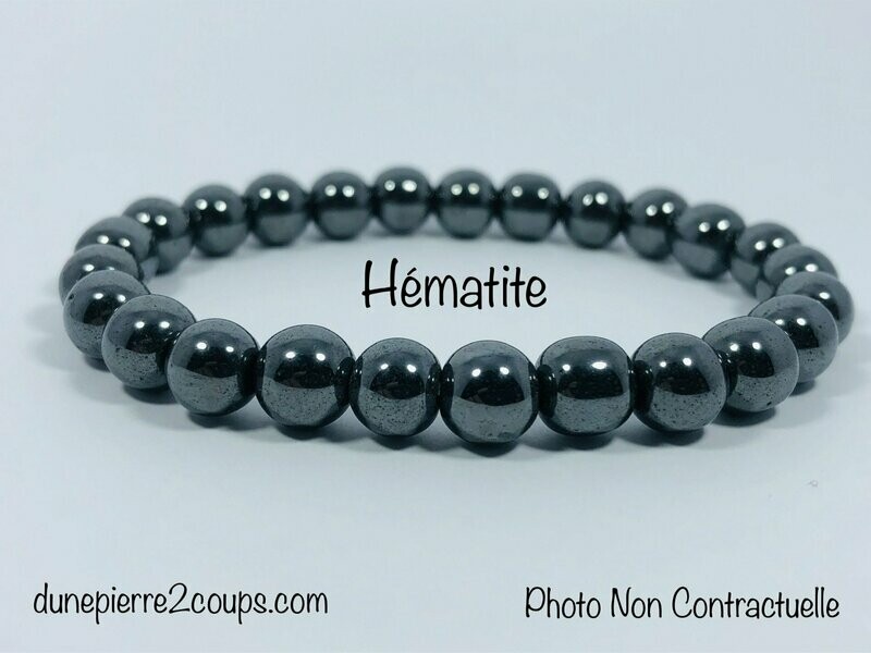 ​Bracelet Hématite 8mm
