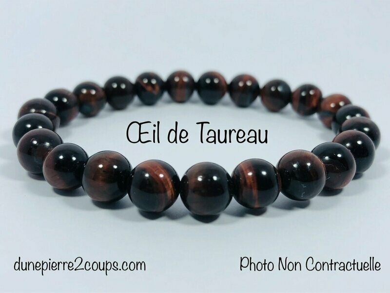 ​Bracelet Œil de Taureau 8mm