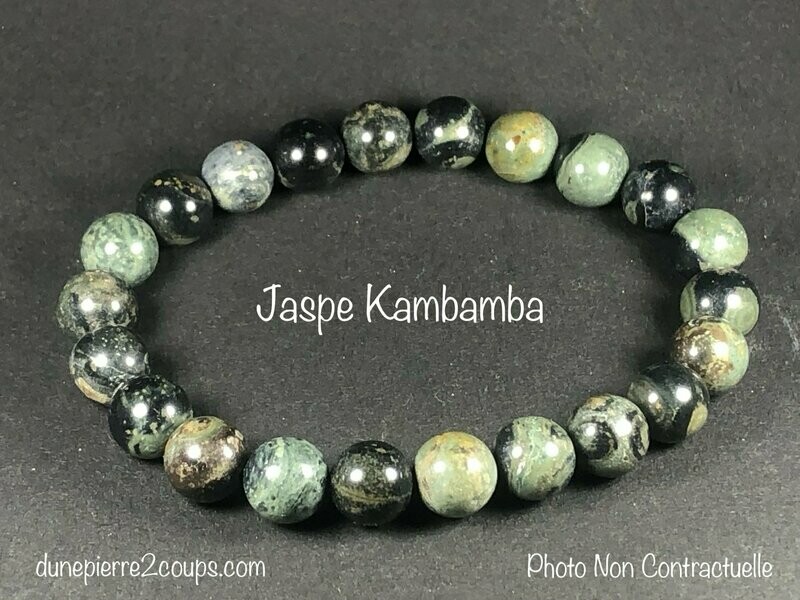 Bracelet Jaspe Kambamba 8mm