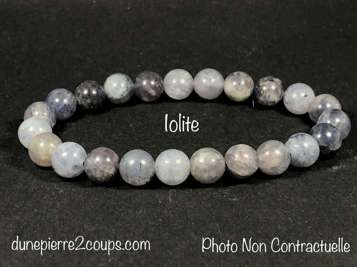 Bracelet Iolite 8mm