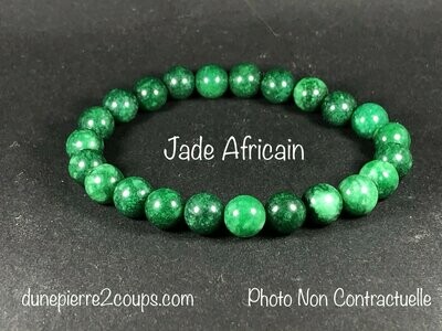 Bracelet Jade Africain 8mm