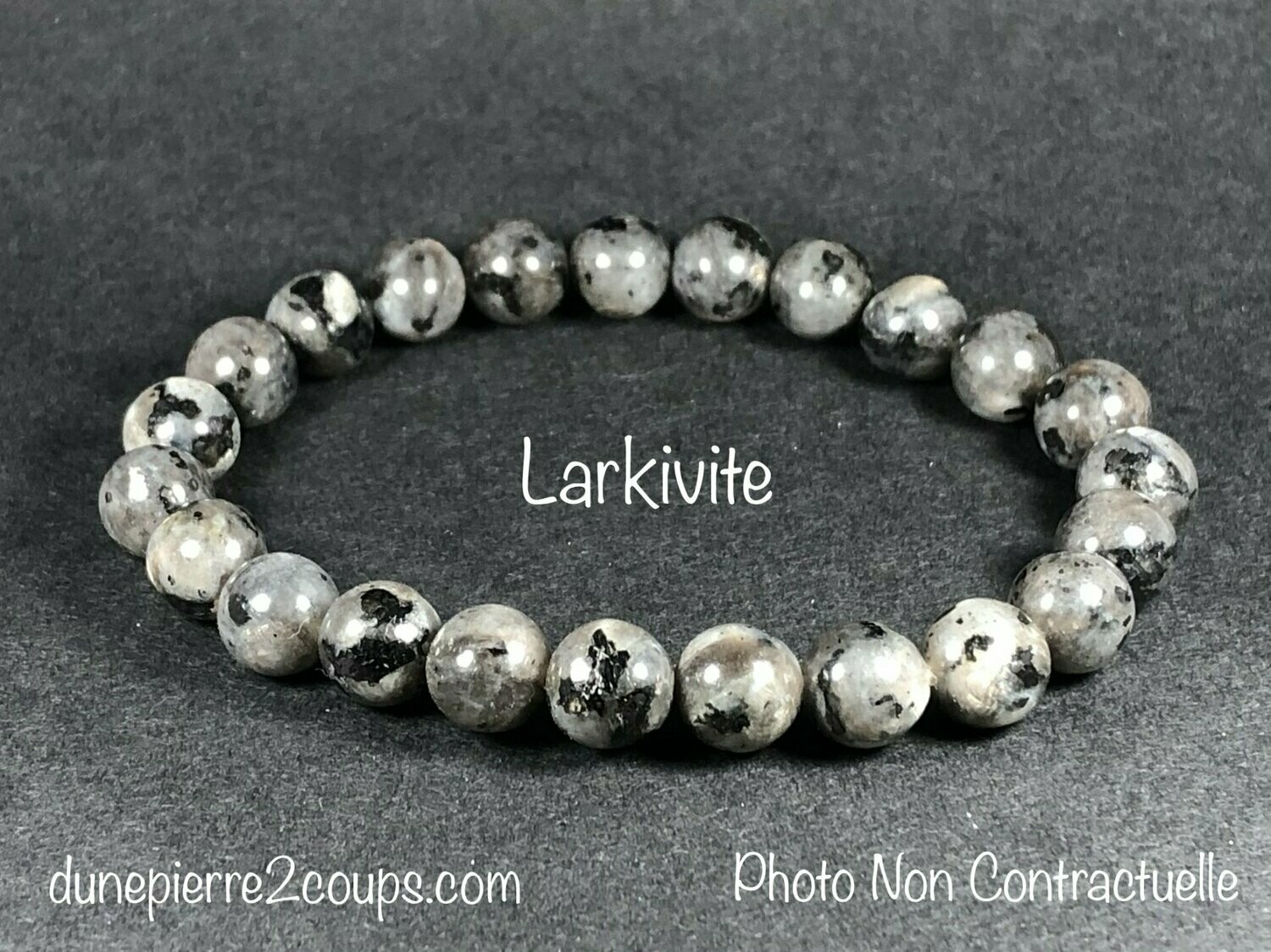 Bracelet Larkivite 8mm