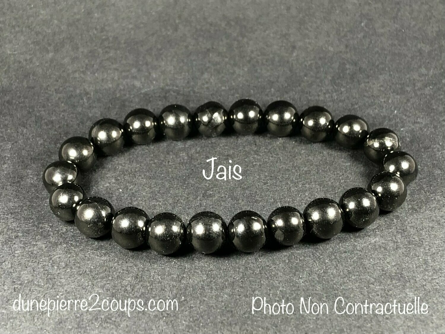 Bracelet Jaïs 8mm