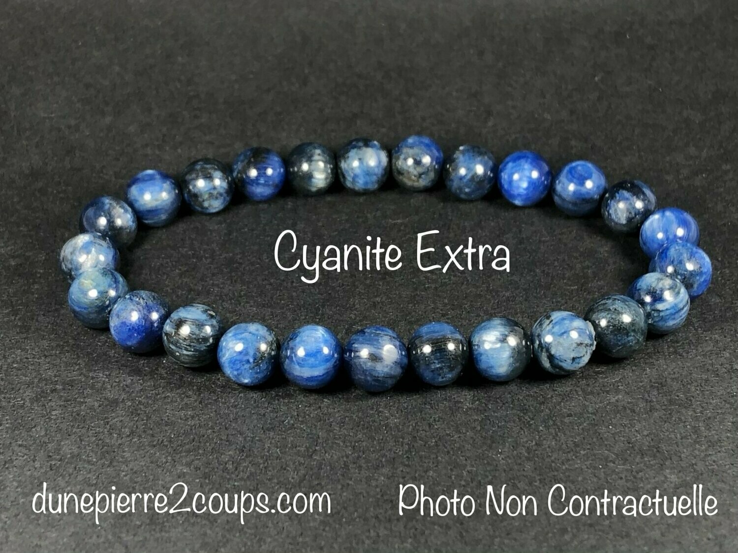 Bracelet Cyanite Extra 8mm