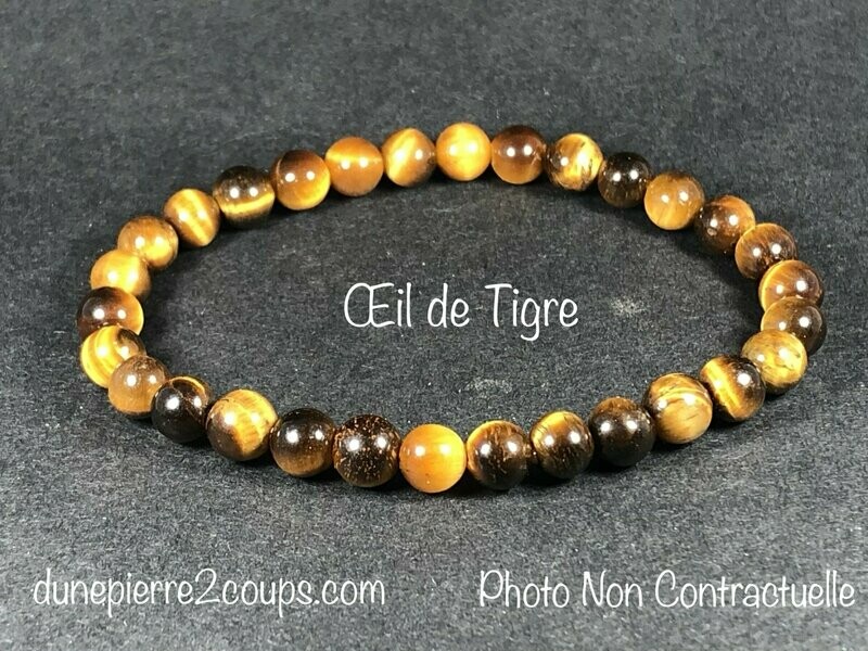 ​Bracelet Œil de Tigre 6mm