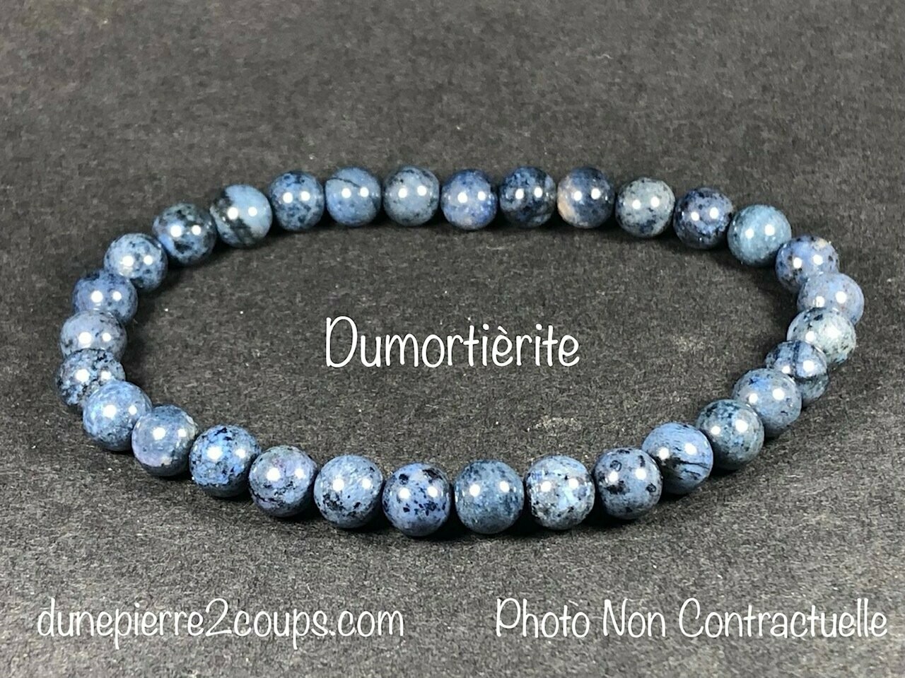 Bracelet Dumortierite 6mm