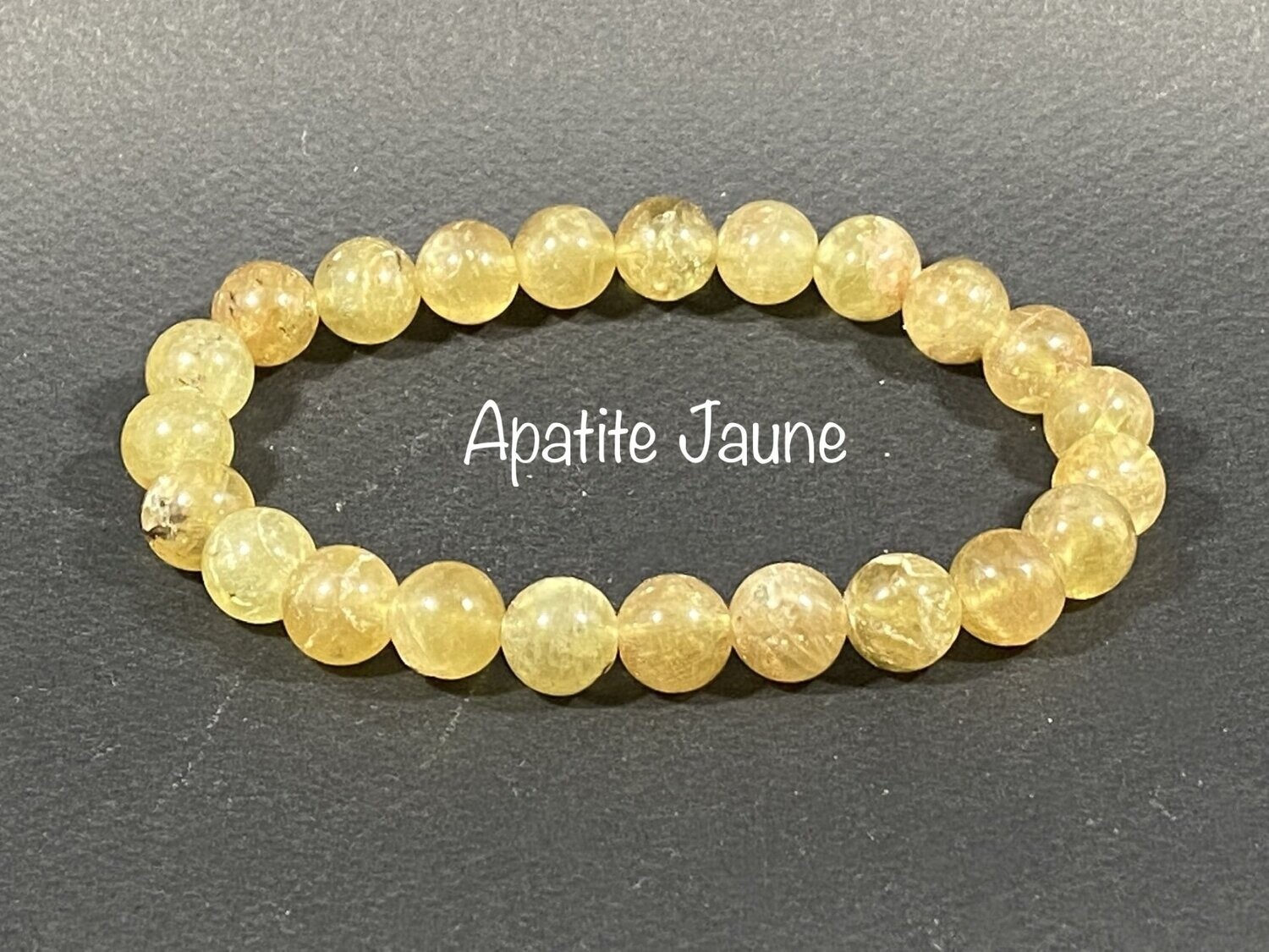 Bracelet Apatite Jaune 8mm