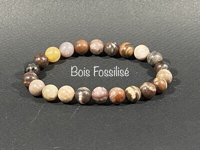 ​Bracelet Bois Fossilisé 8mm