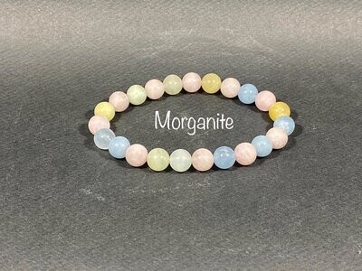 Bracelet Morganite 8mm