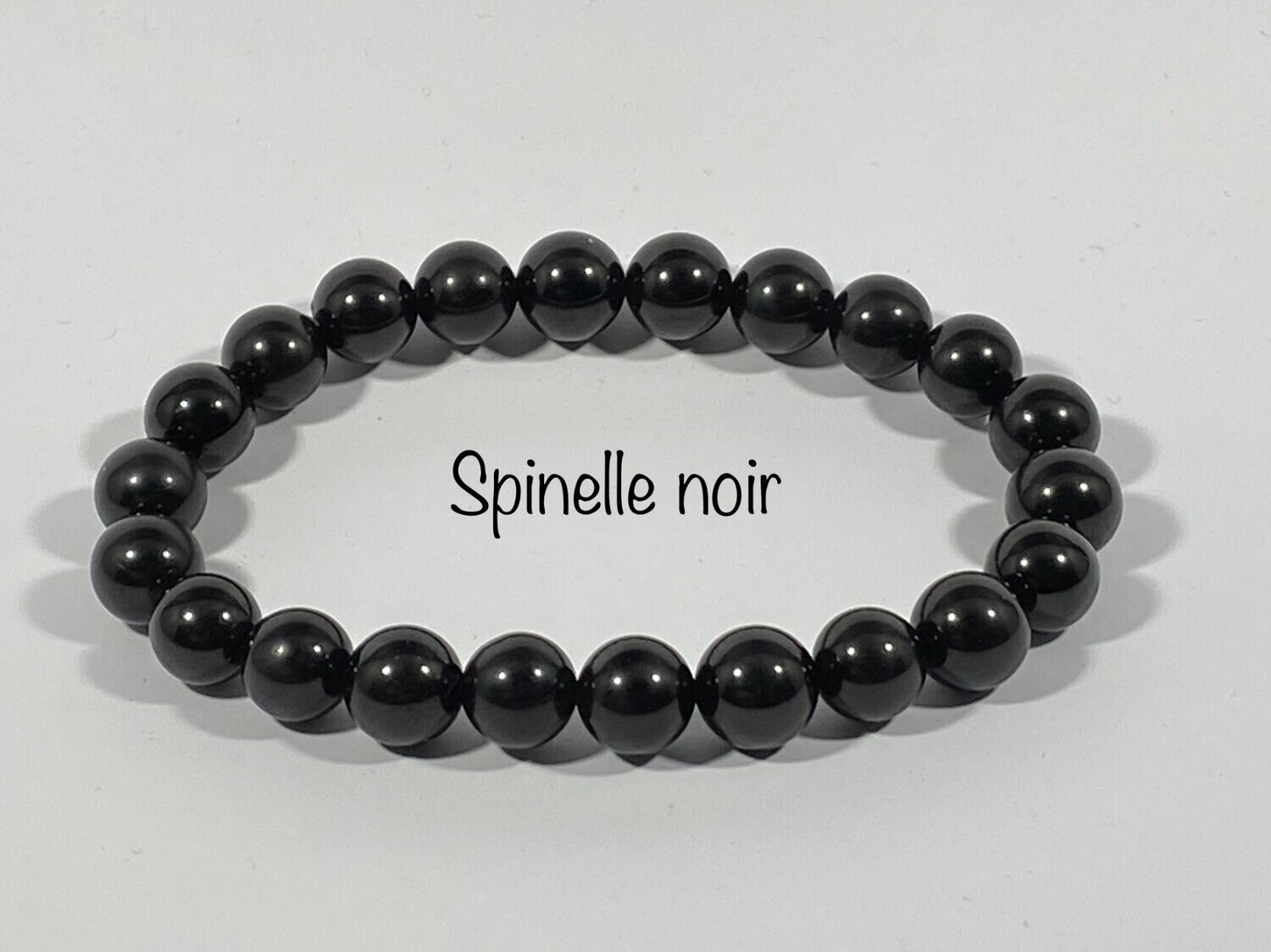 ​Bracelet Spinelle Noir 8mm