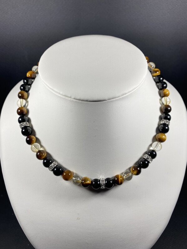 Collier S29 - 8mm :
Protection - Tonification - Empathes