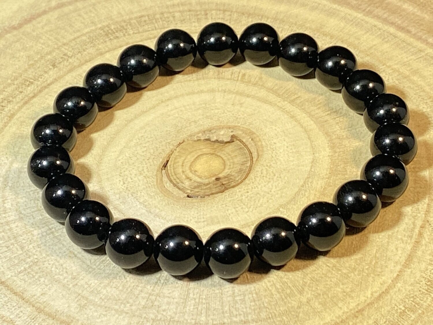 ​Bracelet Tourmaline Noire 6mm