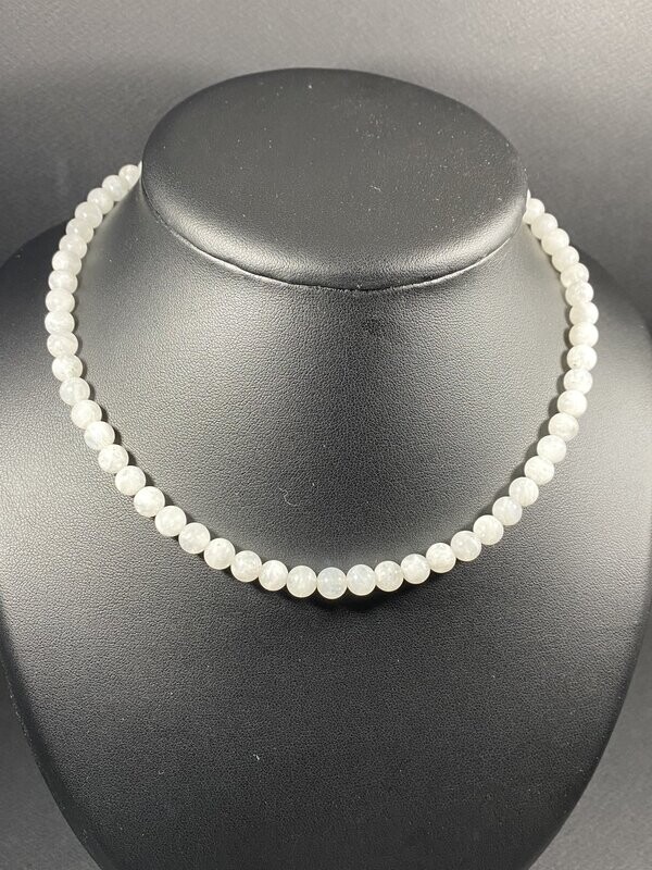 Collier de Pierre de Lune en perles 6mm