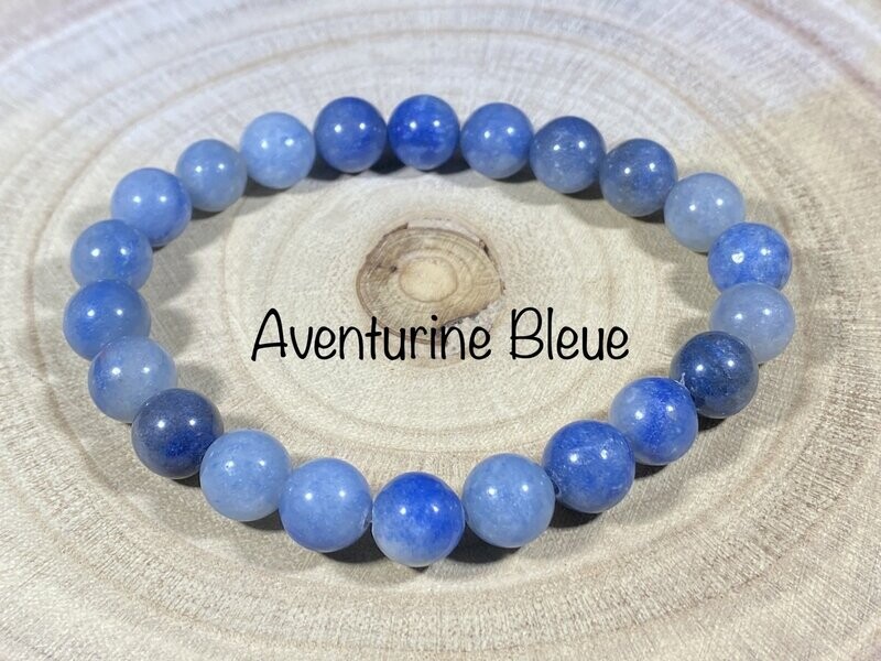 ​Bracelet Aventurine Bleue 8mm